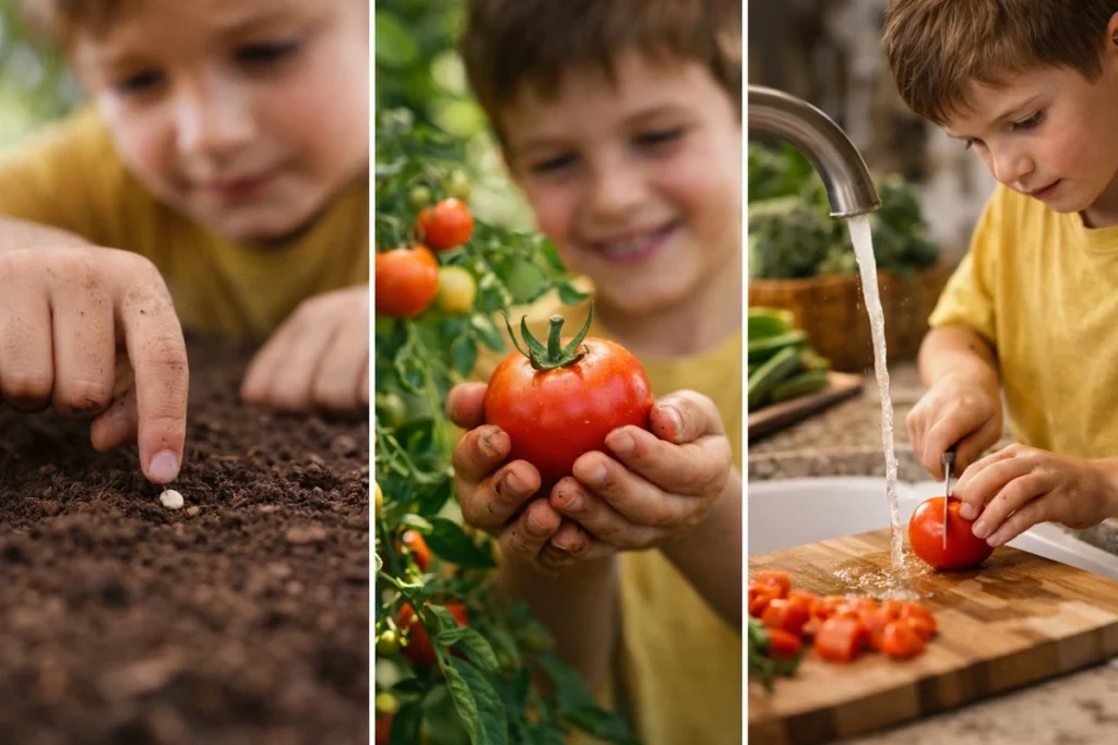 From Garden to Table: How Growing Food Teaches Responsibility