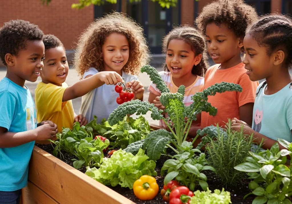 What Happens When Children See a Healthy Diet Growing?