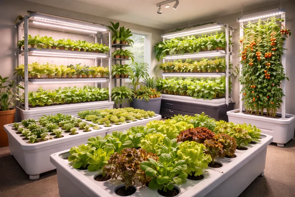 Indoor and Hydroponic Growing Options